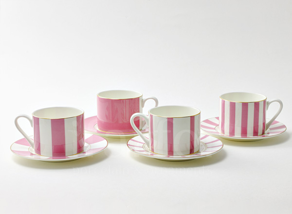 A set of tea pairs Alice pink 4/8 Prima