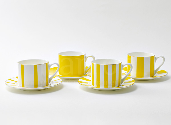 A set of tea pairs Alice yellow 4/8 Prima