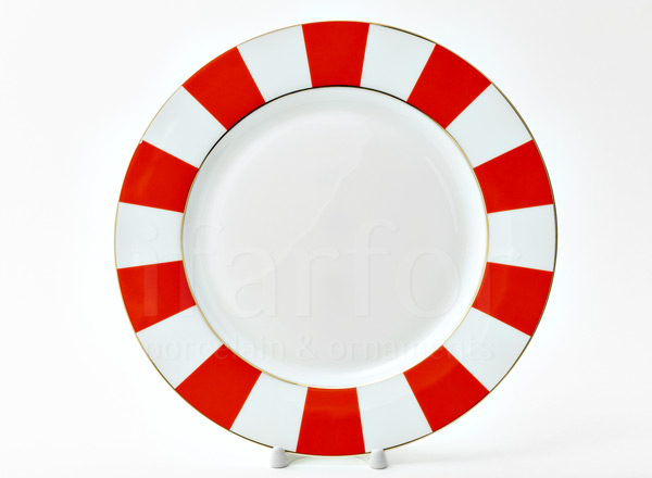 Plate second grade Alice red 2 Prima