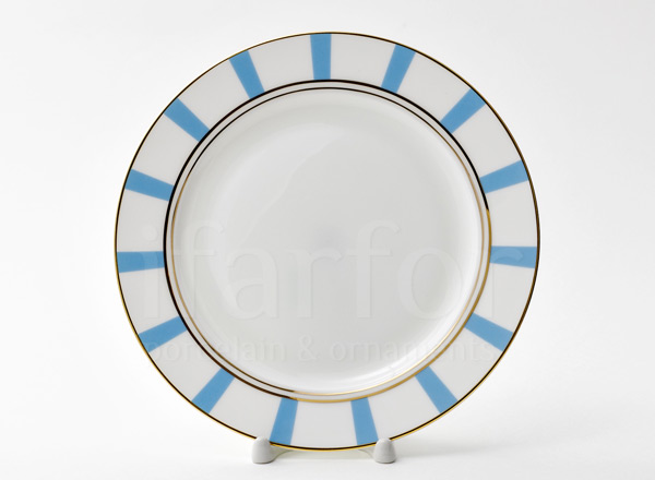 Plate shallow Alice azure 4