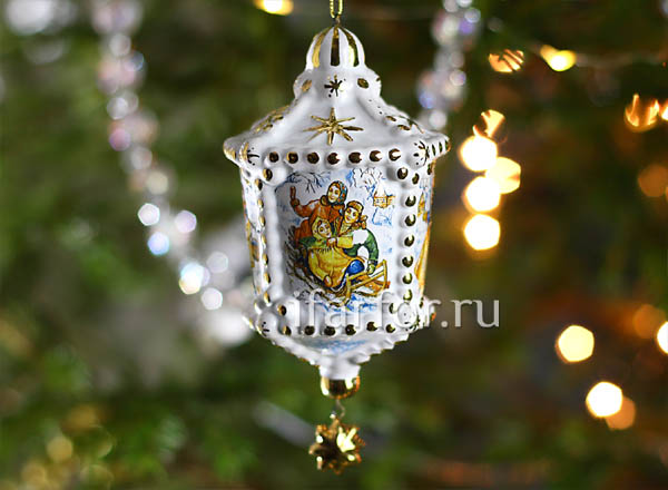 Christmas tree toy Flashlight with beads Winter amusements