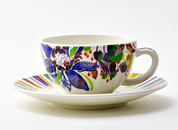 Cup and saucer tea EDEN GIEN Champagne