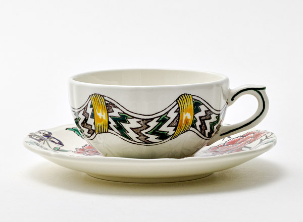 Чашка с блюдцем чайная DOMINOTE GIEN Рошель
