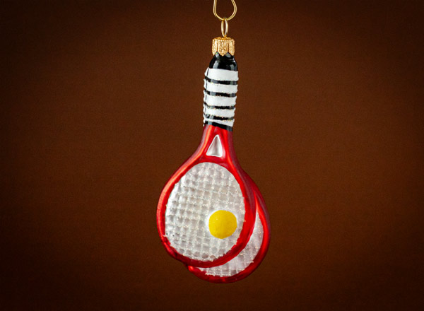 Christmas tree toy Tennis racket