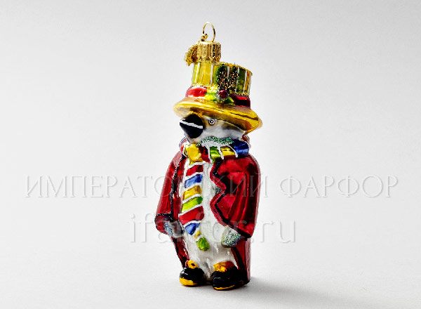 Christmas tree toy in a gift box 210х130мм Mr. Penguin