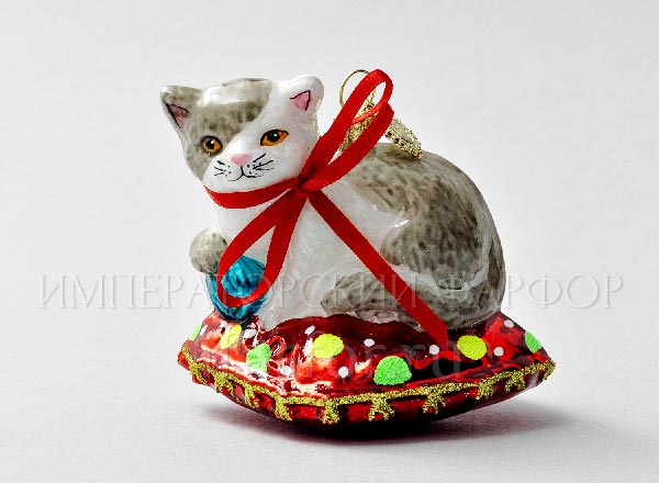 Новогодняя Игрушка Кот Новогодняя Игрушка Кот