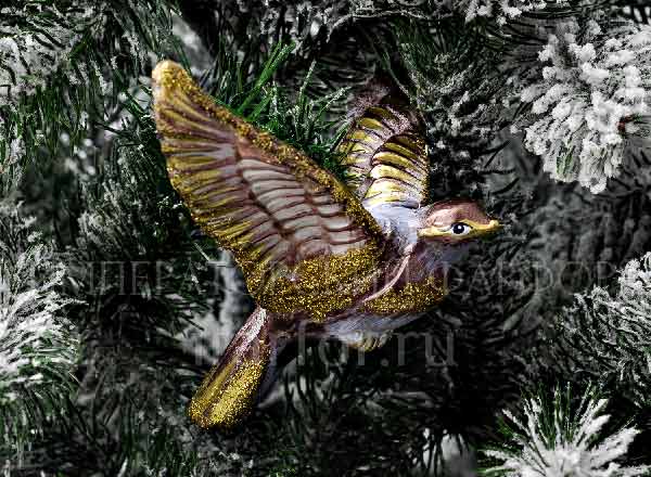 Christmas tree toy Bird flyiing