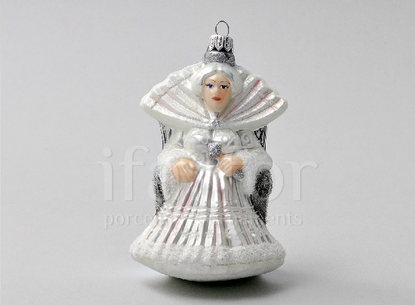 Christmas tree toy Snow Queen pink
