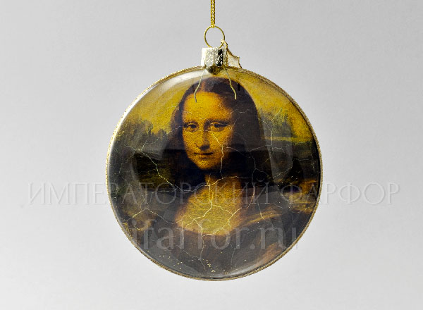 Christmas tree toy Medallion Medallion Mona Lisa