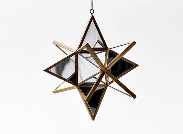 Christmas tree toy Mirror Star 3D