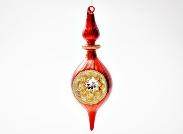 Christmas tree toy Spindle reflector red 2