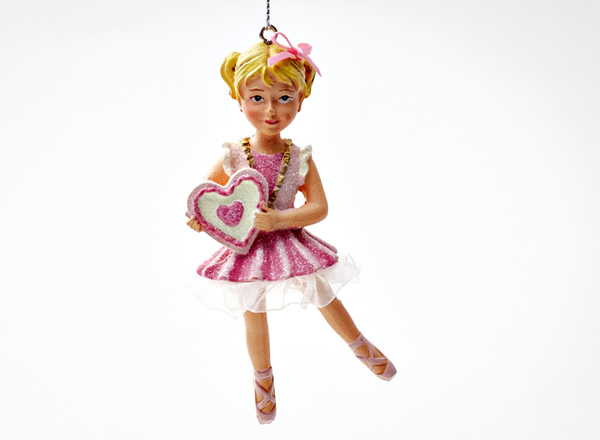 Елочная игрушка Девочка с пряником