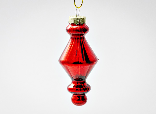 Christmas tree toy The spindle 2 Red