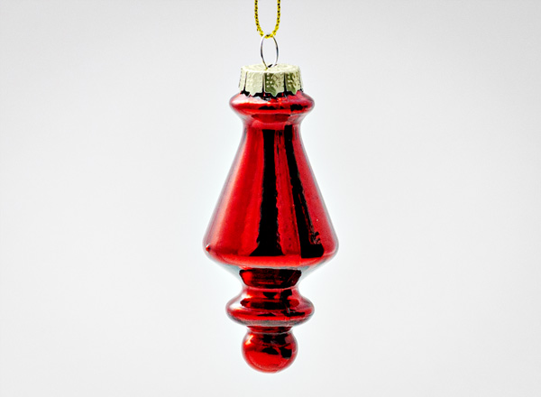 Christmas tree toy The spindle 3 Red