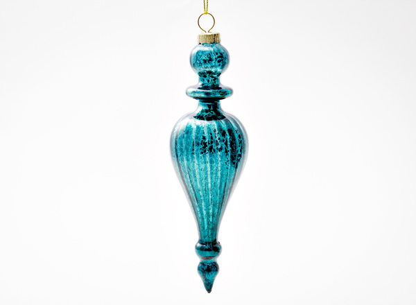 Christmas tree toy Spindle turquoise