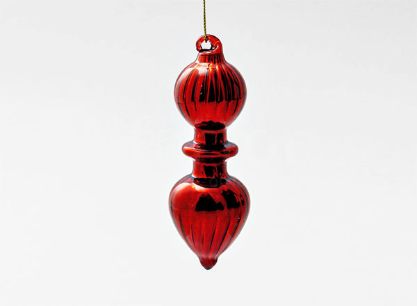 Christmas tree toy The spindle 2 Red