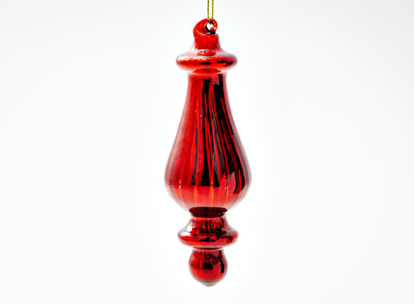 Christmas tree toy The spindle 2 Golden red