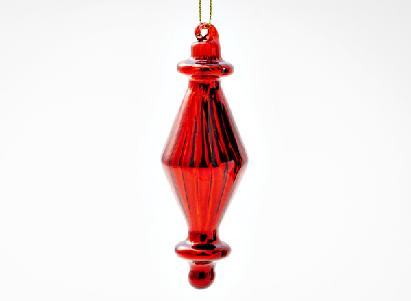 Christmas tree toy The spindle 4 Golden red