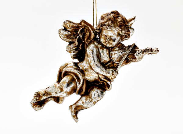 Christmas tree toy Angel with violin