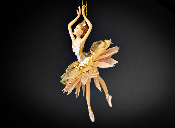 Christmas tree toy Ballerina in an airy dress 2