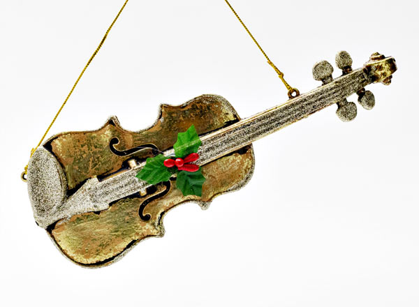 Christmas tree toy Musical Instruments. Violin