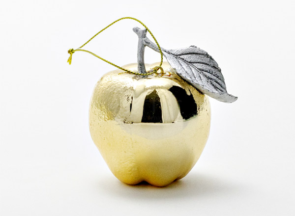 Christmas tree toy Golden apple
