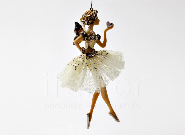 Christmas tree toy Fairy with a bird