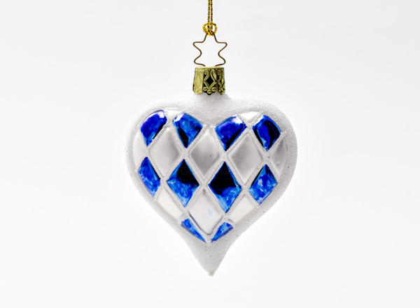 Christmas tree toy Heart Bavarian love