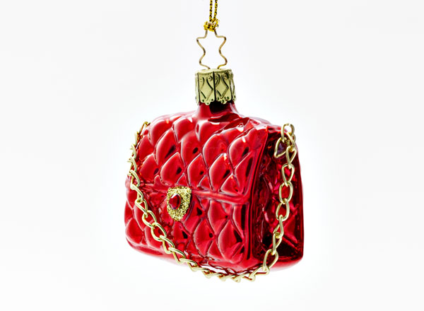 Christmas tree toy Handbag red