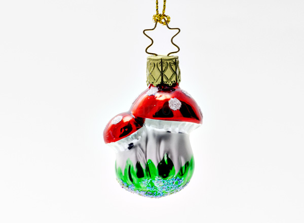 Christmas tree toy Mushrooms. Fly agarics