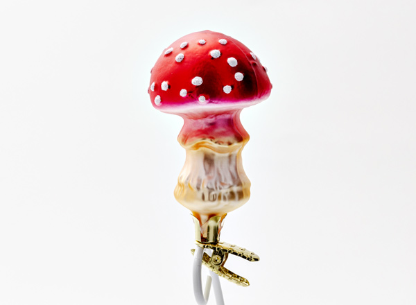 Christmas tree toy Mushrooms. Amanita