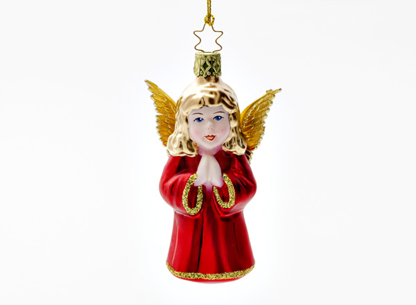 Christmas tree toy Angel red