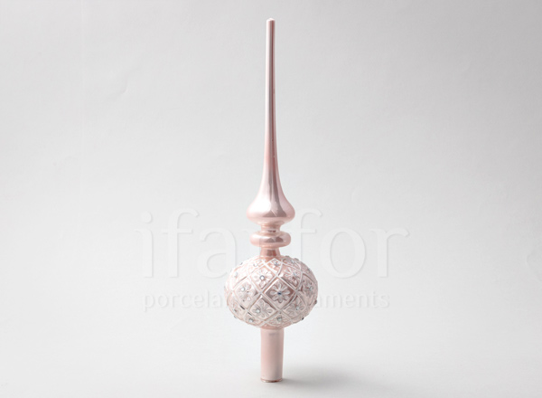 Christmas tree toy Christmas tree top Pink perl