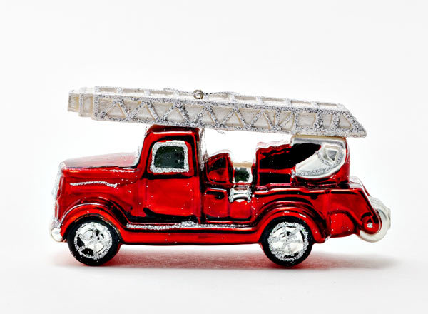 Christmas tree toy Fire engine