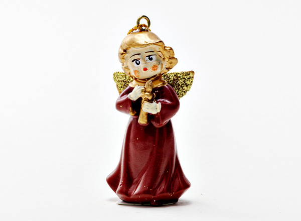 Christmas tree toy Angel red 3