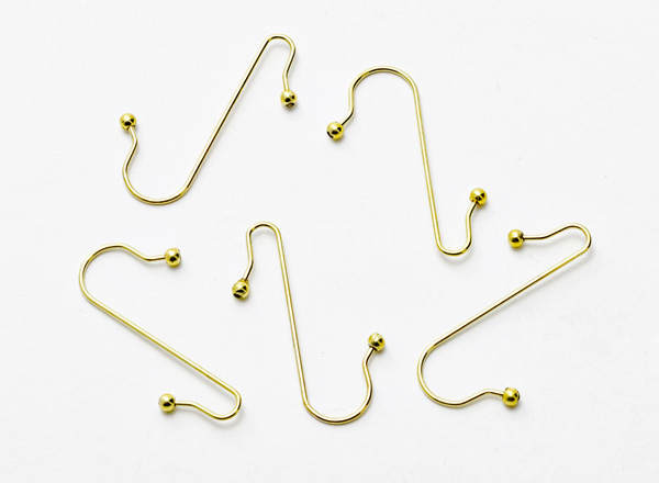 Hooks for Christmas toys Gold Hooks 50 pieces