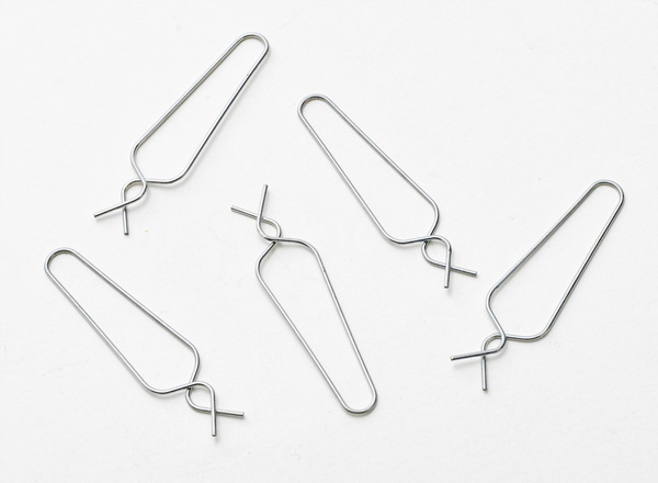 Hooks Clips for Christmas toys Silver Clip-on hooks 50 pieces
