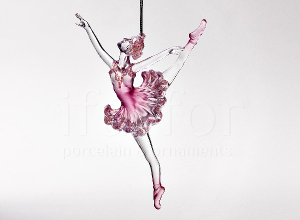 Christmas tree toy Pink ballerina 1
