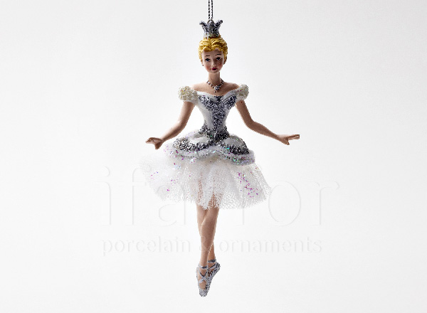 Christmas tree toy Ballerina Snow Queen