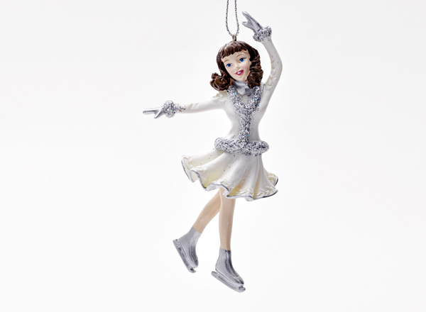 Christmas tree toy Young figure skater 1