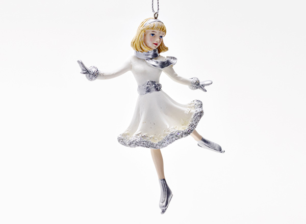 Christmas tree toy Young figure skater 2