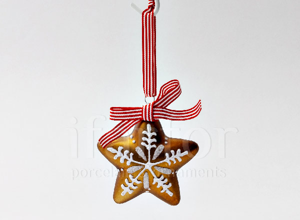 Christmas tree toy Starlet Gingerbread with ribbon 2