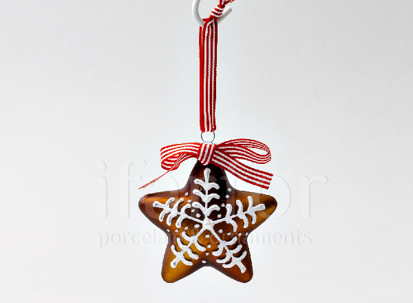 Christmas tree toy Starlet Gingerbread with ribbon 3