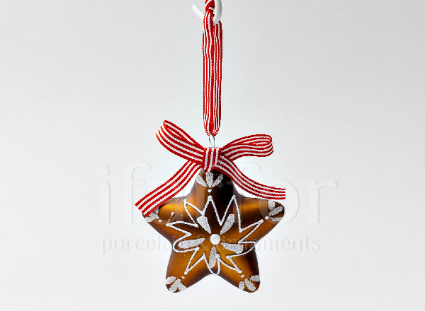 Christmas tree toy Starlet Gingerbread with ribbon 4