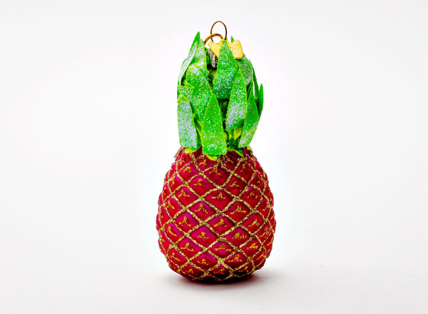 Christmas tree toy Pineapple Pineapple red