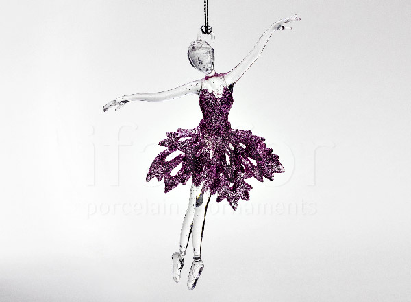 Christmas tree toy Ballerina in a pink tutu 1