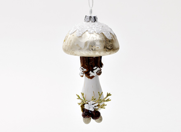 Christmas tree toy Mushroom with pine cone 2