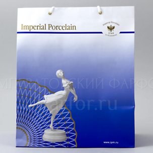 Бумажный пакет СР/ Р с балериной (31*37*11)