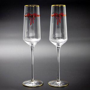 Набор бокалов для шампанского в подарочной коробке Календа 2/2 Европейская