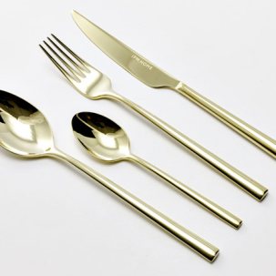 Набор столовых приборов в подарочной коробке Gold 4/16 Модерн